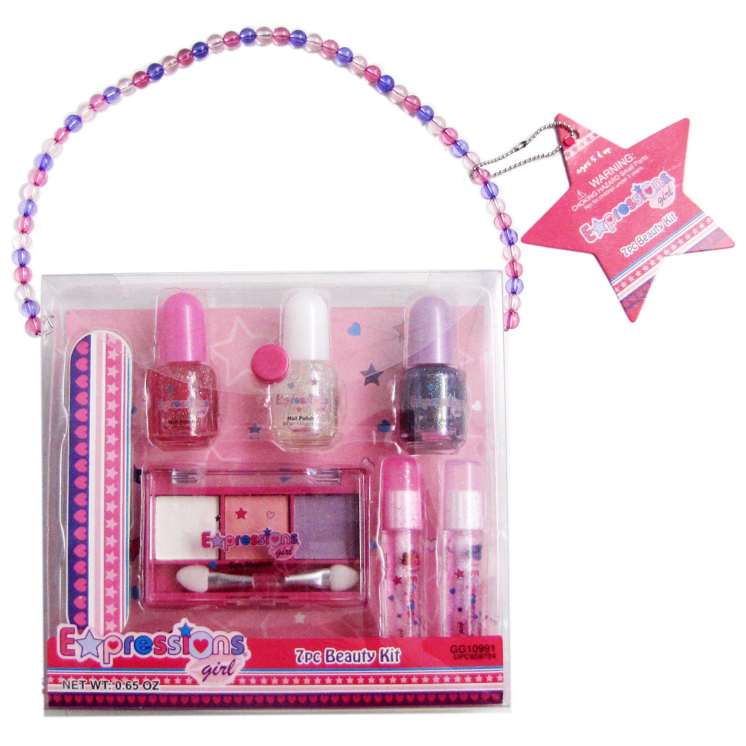 Girls' Mini Makeup Kits - 7 Pieces, 5Y+